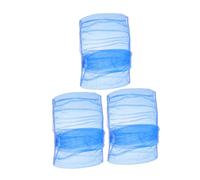 BESTonZON 3pcs Cage Protector Mesh Netting Cover Skirt Stretchy Dustproof Guard Net for Parakeet Macaw Canary Washable Elastic Birdcage Shield with Airflow Fit