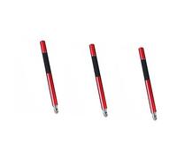 BESTonZON 3pcs Capacitive Stylus Pen Disc Tip for Compatible Tablets Cell Phones and Stylish Design Red