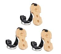 BESTonZON 3pcs Cello End-pin Stopper Wood Cello Spike Floor Protector Anchor Rest for End Pin Holder Endpin Stopper Stop Slip Mat