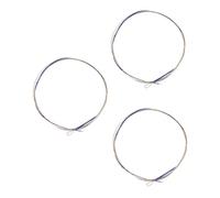 BESTonZON 3pcs Chinese Lute Strings for Pipa Practice Durable Steel Material Standard Tension for Rich Sound and Easy Replacement