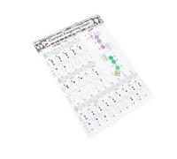 BESTonZON 3pcs Clarinet Chord Learning Guide Meticulous Printing for Beginners Experts