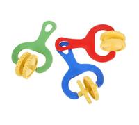 BESTonZON 3pcs Clay Rollers for Bright Polymer Texture Rollers with Decorative Patterns Use Molding Stamps for Preschool Art Projects and DIY Crafts