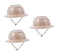BESTonZON 3pcs Cosplay Explorers Hat for Party Supplies Costume Role Play Accessory for Birthdays and Themed Events Easy to Wear and Safe Design