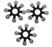 BESTonZON 3pcs Cymbal Tambourine Drum Hihat for Adults Wedding Props and Drum Accessories Reliable Cymbal Accessory and Hihat Tambourine Supply