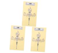 BESTonZON 3pcs Decals for Guitar Headstock Acoustic Guitar Stickers Guitar Headstock Decal Guitar Inlay Stickers Fretboard Inlay Stickers Fretboard Note Positions Headstock Sticker Clear Pvc