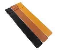 BESTonZON 3pcs Drumstick Storage Bag Case Pu Leather Drumstick Cases Pouch for Drummers Travel Performance