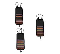BESTonZON 3pcs Drumsticks Holder Bag Drumstick Carrying Case Drum Mallet Bag Handle Snare for Drum Storage
