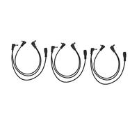 BESTonZON 3pcs Effector Daisy Line Guitar Pedal Board Cord Guitar Effect Patch Cords Effector Line Guitar Pedal Patch Cables Music Instrument Cable Pedal Board Cables Electronic Component