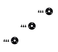 BESTonZON 3pcs Electric Guitar Bass Jack Plate Full-contact Output Jack Socket Plate Metal Guitar Screws for Pickup Replacement