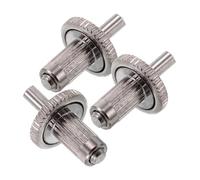 BESTonZON 3pcs Electric Guitar Bridge Posts Replacement Metal Studs for Bass Electric Guitars Chrome Screws for Stable Mounting and Precise String Adjustment