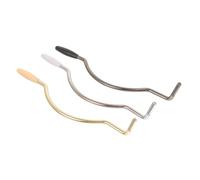 BESTonZON 3pcs Electric Guitar Tremolo Bar Set 5mm Bent Whammy Arms with Tips for Tremolo Bridge System Compatible with Electric Guitars, Gold Silver Black