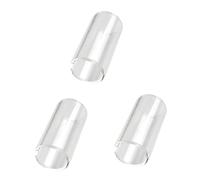 BESTonZON 3pcs Electric Slide Guitar Finger Slider Bar Glass Slide Bar for Country Jazz Blues Guitar Strings Sustain Easy to Use