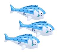 BESTonZON 3pcs Fish-shaped Inflatable for Floating Pool Accessories for Water Play Ocean Parties and Birthday Decorations Lightweight and Portable Blow-up Fish Balloons