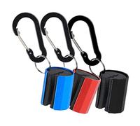 BESTonZON 3Pcs Fishing Rod Holders Pole Storage Racks Hanging Rod Brackets with Hooks Lightweight Portable Fishing Tools for Stream Fly Lure