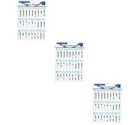 BESTonZON 3pcs Flute Chord Chart Clarinet Note Chart Chord Poster for Students Practice Finger Recorder Flute Practicing Supplies for Beginners