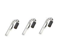 BESTonZON 3pcs Flute Head Metal Flute Replacement Part for Woodwind Instrument Accessories Practical Manual Head for Boys and Girls Musical Instrument
