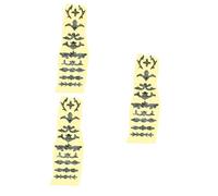 BESTonZON 3pcs Fretboard Inlay Stickers for Acoustic Guitar Wicked Guitar Stickers Easy Stick and Peel off Reusable Accessories