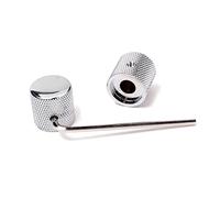BESTonZON 3pcs Guitar Control Knob Dome Control Knob Electric Guitar Knobs Control Knobs for Electric Guitar Tone Control Knob Volume Control Knob Control Knob for Knob Silver