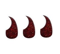 BESTonZON 3pcs Guitar Pickguard Scratch Guard Smooth Surface Pvc Guitar Parts for Acoustic Electric