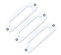 BESTonZON 3pcs Guitar Pickup Ring Metal Electric Guitar Mounting Rings for Musical Instrument Accessories Diy