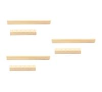 BESTonZON 3pcs Guitar Saddle Bridge Classic Guitar Accessory Kit Bone Nut and Saddle for Enhanced Sound Random Style