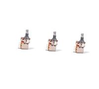 BESTonZON 3pcs Guitar Volume Potentiometer A500k Push Pull Pot Tone Control Pots Coarse Knurled Shaft Easy to Use