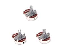 BESTonZON 3pcs Guitar Volume Potentiometer Guitar Potentiometers Digital Potentiometer Audio Potentiometers Push Potentiometer 500k B250k Potentiometer Amps Push Volume Pot B250k Volume Pot