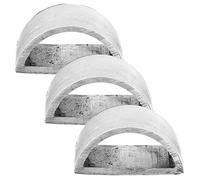 BESTonZON 3Pcs Half Circle Copper Cello Bow Ferrule Set for Repairing Cello Bows and Frog Mounting - Professional Repair Parts for Experienced Musicians and Beginners