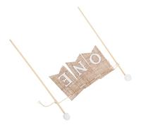 BESTonZON 3pcs Handmade First Birthday Cake Banner Rustic Year Old Bunting Easy Install Cake Topper for Boy Girl Party Flexible Fit Milestone Celebration Decoration