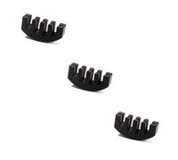 BESTonZON 3pcs Heavy Duty Rubber Violin Practice Mute Black Mute Style Reduce Volume for Quiet Practice