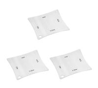 BESTonZON 3pcs Iron Guitar Fingerboard Measuring Tool Fretboard Saddle Nut Radius Gauge for Luthier Tools Measuring Ruler for String Gauge