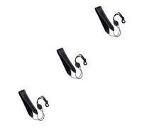 BESTonZON 3pcs Leather Saxophone Strap Adjustable for Tenor Alto Soprano Comfortable Shoulder Support Belt Quick Release Buckle