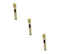 BESTonZON 3pcs Lip Sync Fake Prop Stage Mic Toy Realistic Voice Echo Models Prop Abs