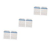 BESTonZON 3pcs Mandolin Chord Chart Practice Diagram Plate Paper Guide Lightweight Portable for Beginners