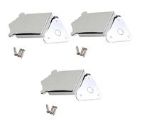 BESTonZON 3pcs Mandolin Tailpiece Triangle Metal Tailpiece for Guitar Mandolin Parts