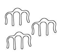 BESTonZON 3pcs Metal Bookmark Clips Creative Paper Clamp Elegant for Office School