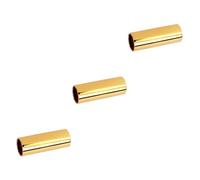 BESTonZON 3pcs Metal Finger Slide Bar Guitar Slide for Acoustic Strings Country Jazz Blues Lap Instrument Accessories