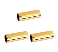 BESTonZON 3pcs Metal Guitar Slide for Lap Slide Bottleneck for Country Jazz Blues Acoustic Guitarra Strings Instrument Part Accessories