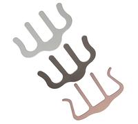 BESTonZON 3pcs Metal Music Sheet Clip Set General Music Book Holder Clamp Portable Small Page Holders in Black Antique Copper Chrome and Reading