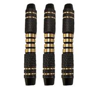 BESTonZON 3pcs Metal Threaded Dart Shafts Replacement Set Stem Rods with Nonslip Grip Stable Flight Path for Professional and Recreational Outdoor Dart Games