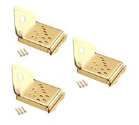 BESTonZON 3pcs Metal Triangle Mandolin Tailpiece Screws for Guitar Mandolin Easy Tone Volume Improvement