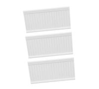 BESTonZON 3Pcs Miniature Dollhouse Wainscoting Lightweight DIY Tiny House Wall Trim Panels for Authentic Decoration for Interior Wall Trims Doll Spaces