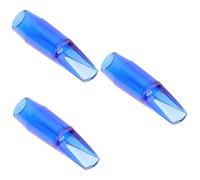 BESTonZON 3pcs Mouthpiece for Sax Saxophone Parts Alto Saxophone Supply Flute Clarinet Accessories Saxophone Tools Hand-made Mouthpiece Saxophone Replacement Accessory Clariton Blue Abs