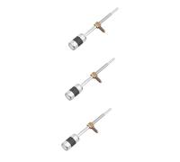 BESTonZON 3pcs Natural Rosin Violin Bow Screw Replacement Parts for Violin Accessories