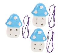 BESTonZON 3pcs Ocarina Khaen Wind Instruments Practice Instrument Toy Swing Swivel Instruments Toy Instruments Oil Spray Bottle Flute Clamps Portable Toys Ceramics Music Child Necklace