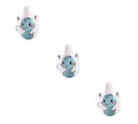 BESTonZON 3pcs Ocarina Music Instrument Playset Animal Toys Trumpet Ceramic Ocarina Musical Instruments Necklace for Necklaces Earth Tones Flute Child