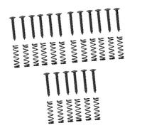 BESTonZON 3pcs Pack Electric Guitar Pickup Screws Springs Single Coil Pickup Screws for Guitars