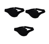 BESTonZON 3pcs Pack Running Wheat Bag Cellphone Holder Phone Holders for Your Car Running Phone Armband Handbag Stand Waist Belt for Men Phone Microphone Portable Carrier Diving Fabric Black