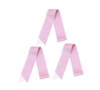 BESTonZON 3pcs Pageant Sashes for Women Blank Glitter Sash for Graduation Wedding Party Prom DIY Decorations Shoulder Strap