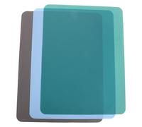 BESTonZON 3pcs Painting Mat Drawing Mat Countertop Protector 15x11.8x0.1inch Sturdy Silicone Flexible Easy to Clean for Daily Use Dining Protection